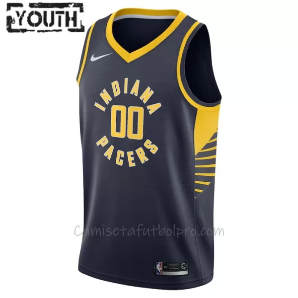 Camiseta de Baloncesto Indiana Pacers Icon Edition Swingman 2023/24 Niños Navy