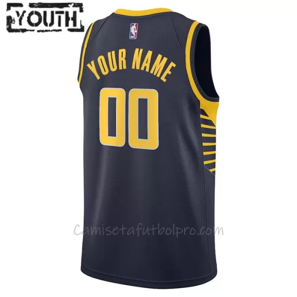 Camiseta de Baloncesto Indiana Pacers Icon Edition Swingman 2023/24 Niños Navy