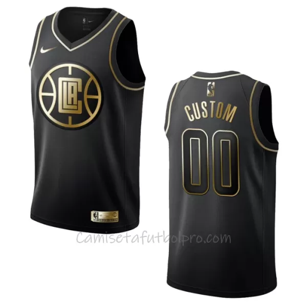 Camiseta de Baloncesto Los Angeles Clippers Golden Edition Swingman Negro