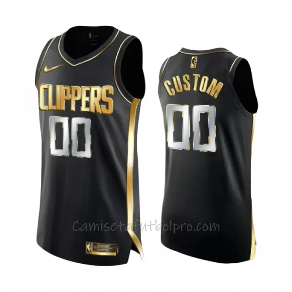 Camiseta de Baloncesto Los Angeles Clippers Golden Edition Swingman Negro