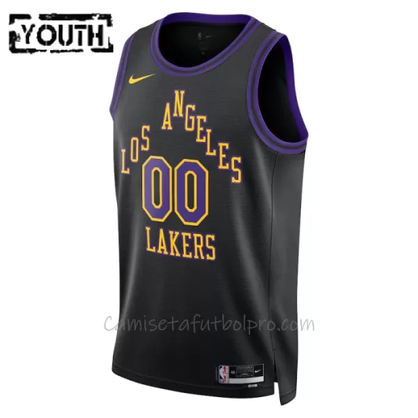 Camiseta de Baloncesto Los Angeles Lakers City Edition Swingman 2023/24 Niños