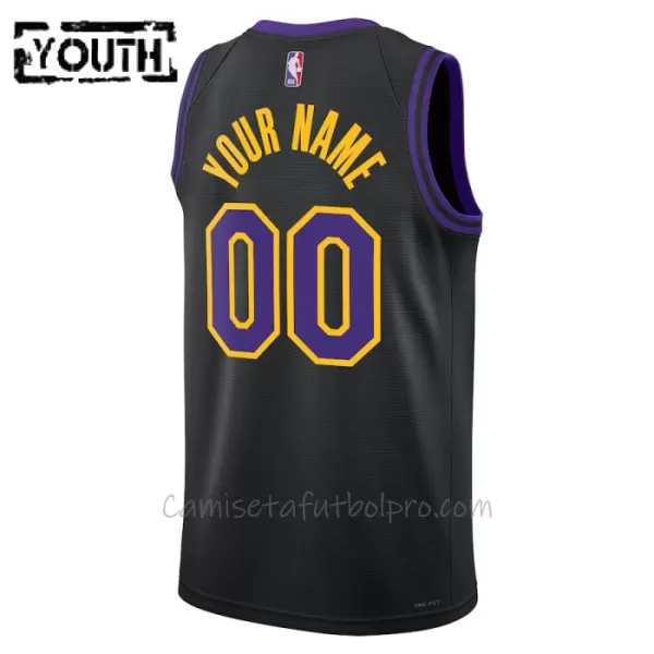 Camiseta de Baloncesto Los Angeles Lakers City Edition Swingman 2023/24 Niños