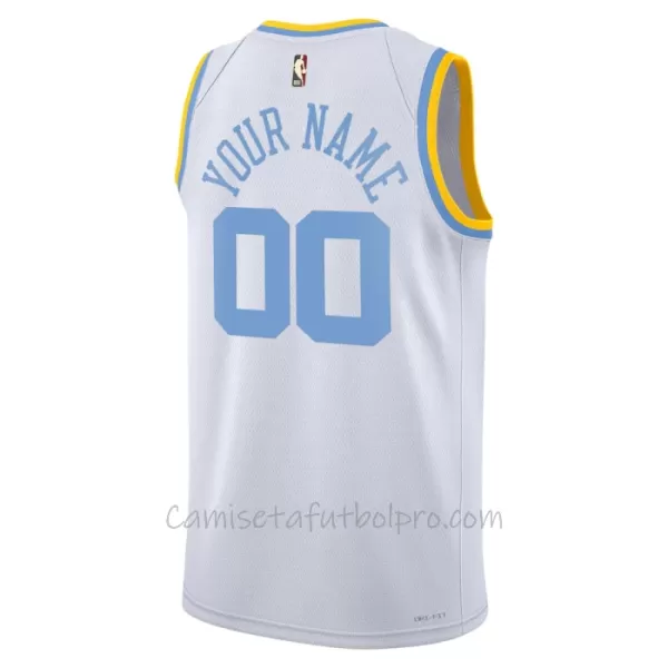 Camiseta de Baloncesto Los Angeles Lakers Classic Edition Swingman Blanco