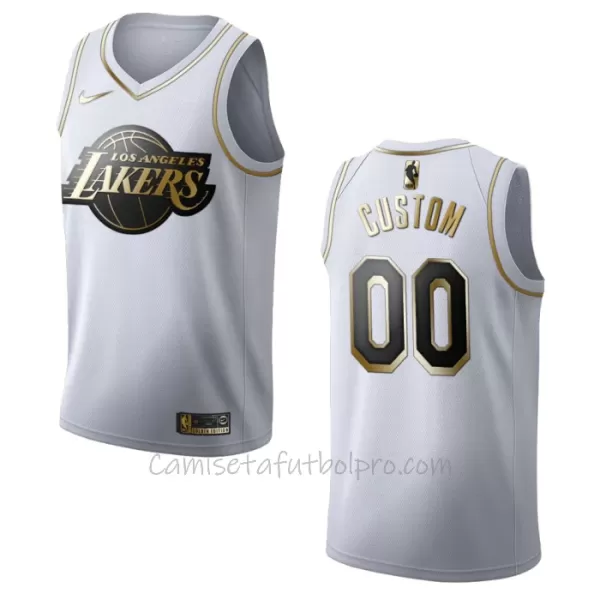 Camiseta de Baloncesto Los Angeles Lakers Golden Edition Swingman Blanco