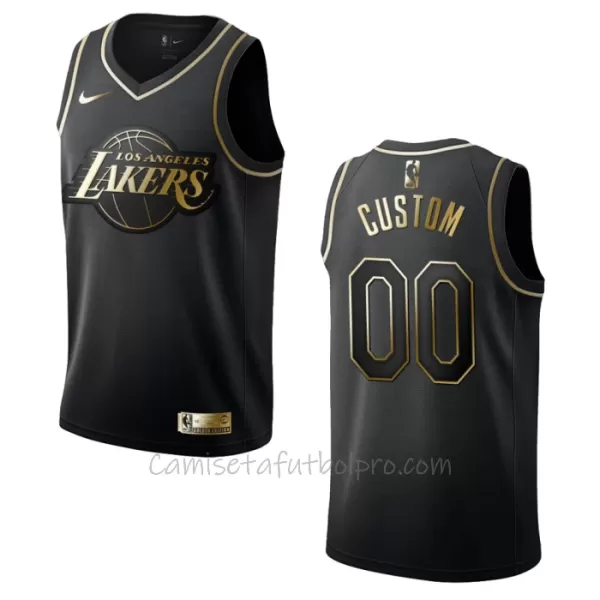 Camiseta de Baloncesto Los Angeles Lakers Golden Edition Swingman Negro