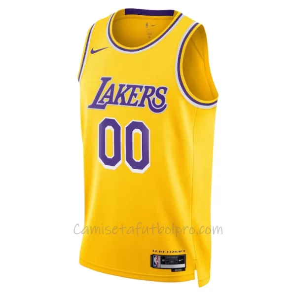 Camiseta de Baloncesto Los Angeles Lakers Icon Edition Swingman 2023/24 Amarillo