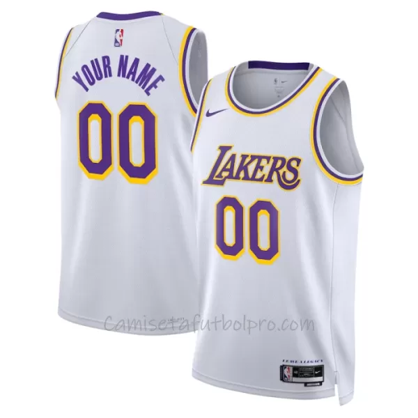 Camiseta de Baloncesto Los Angeles Lakers Icon Edition Swingman 2023/24 Blanco