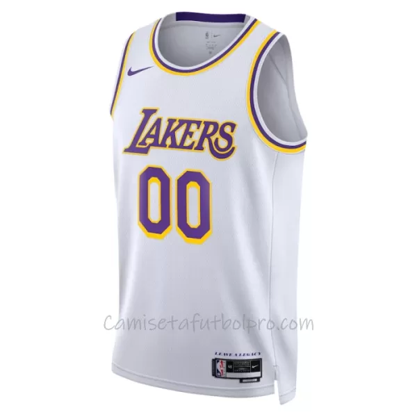 Camiseta de Baloncesto Los Angeles Lakers Icon Edition Swingman 2023/24 Blanco