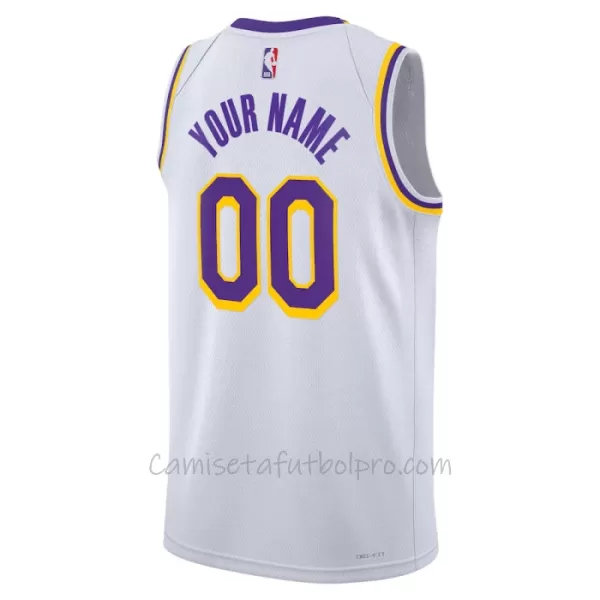 Camiseta de Baloncesto Los Angeles Lakers Icon Edition Swingman 2023/24 Blanco