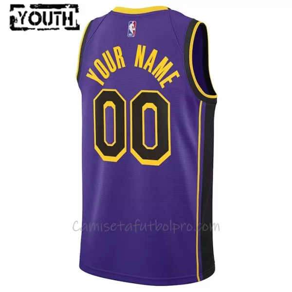 Camiseta de Baloncesto Los Angeles Lakers Statement Edition Swingman 2023/24 Niños Azul