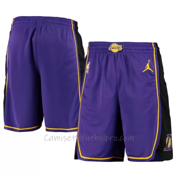 Shorts de Baloncesto Los Angeles Lakers Statement Edition Swingman