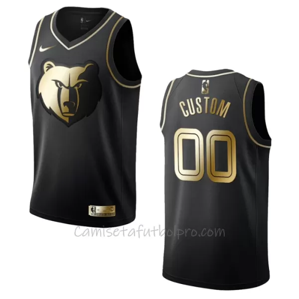 Camiseta de Baloncesto Memphis Grizzlies Golden Edition Swingman Negro