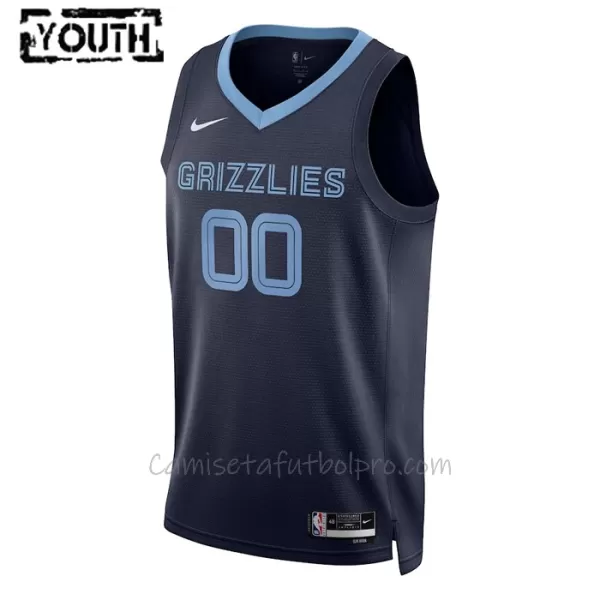 Camiseta de Baloncesto Memphis Grizzlies Icon Edition Swingman 2023/24 Niños Navy