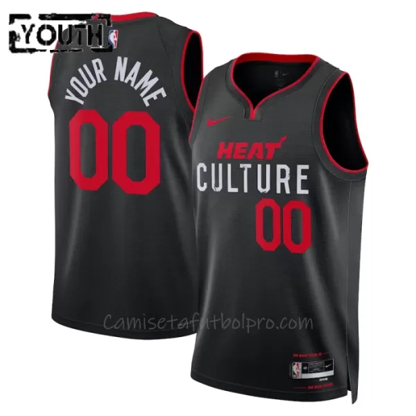 Camiseta de Baloncesto Miami Heat City Edition Swingman 2023/24 Niños