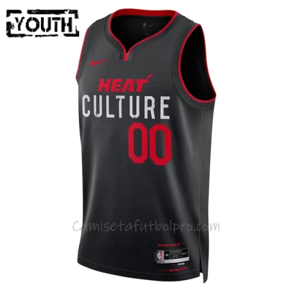 Camiseta de Baloncesto Miami Heat City Edition Swingman 2023/24 Niños