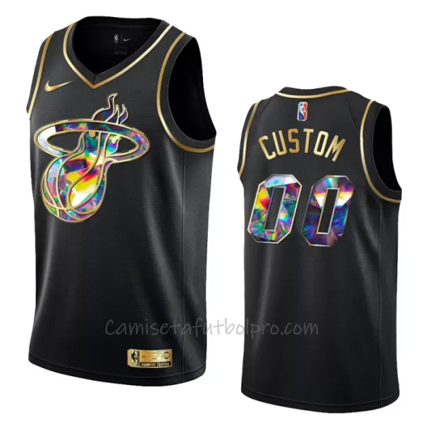 Camiseta de Baloncesto Miami Heat Diamond Edition Swingman Negro