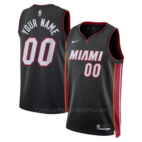 Camiseta de Baloncesto Miami Heat Icon Edition Swingman 2023/24 Negro