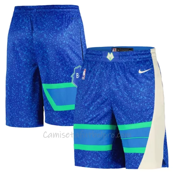 Shorts de Baloncesto Milwaukee Bucks City Edition Swingman