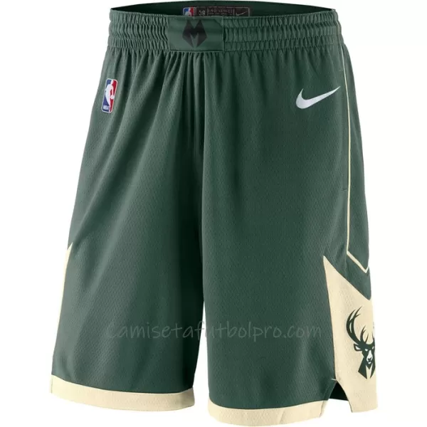 Shorts de Baloncesto Milwaukee Bucks Icon Edition Swingman