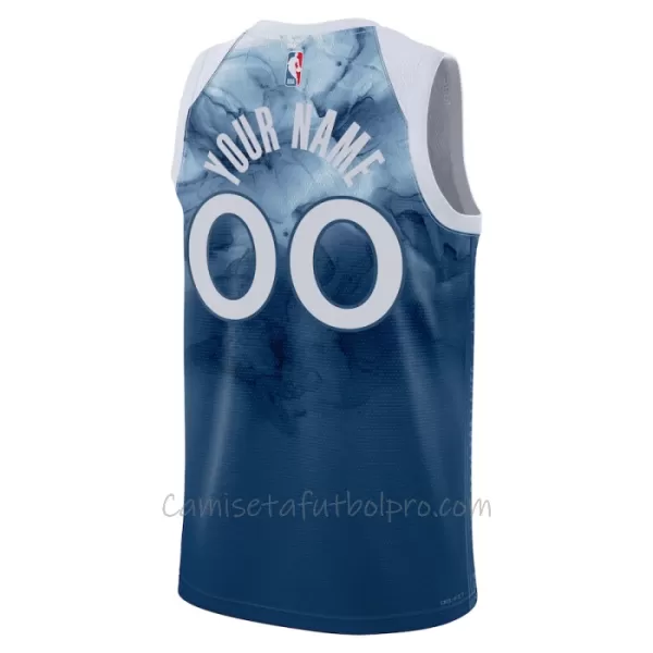 Camiseta de Baloncesto Minnesota Timberwolves City Edition Swingman 2023/24 Azul