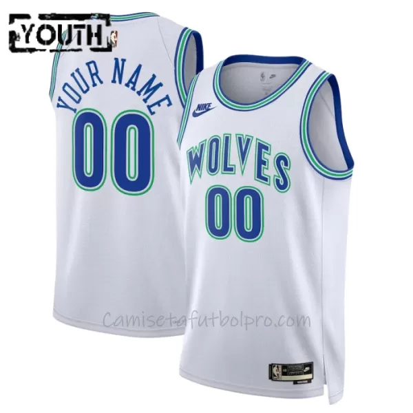 Camiseta de Baloncesto Minnesota Timberwolves Hardwood Classic Edition Swingman 2023/24 Niños