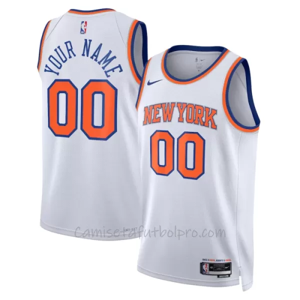 Camiseta de Baloncesto New York Knicks Association Edition Swingman 2023/24 Blanco