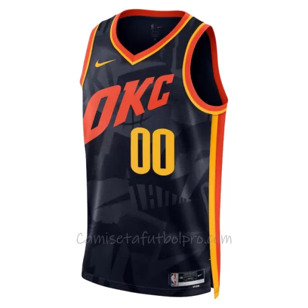 Camiseta de Baloncesto Oklahoma City Thunder City Edition Swingman 2023/24 Navy