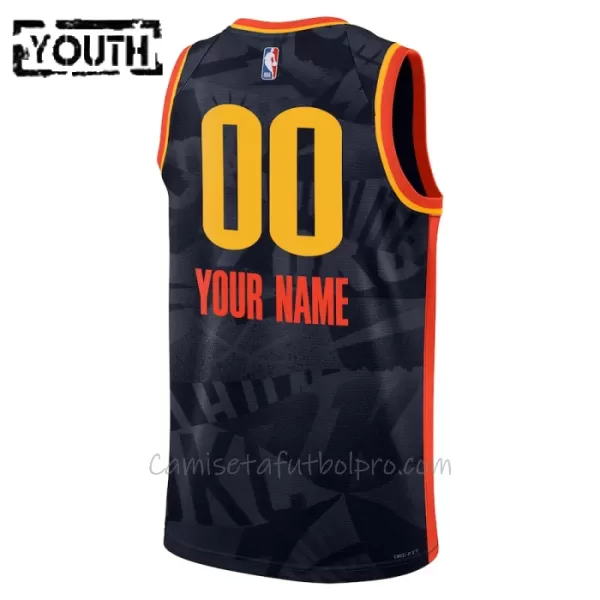 Camiseta de Baloncesto Oklahoma City Thunder City Edition Swingman 2023/24 Niños Navy