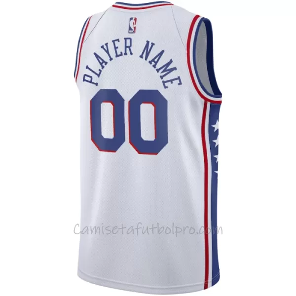 Camiseta de Baloncesto Philadelphia 76ers Association Edition Swingman 2023/24 Blanco