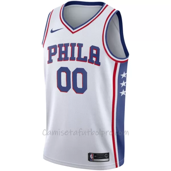 Camiseta de Baloncesto Philadelphia 76ers Association Edition Swingman 2023/24 Blanco