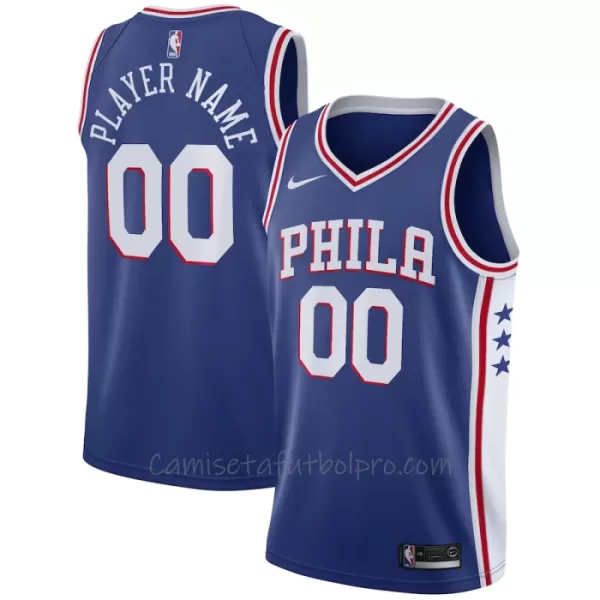 Camiseta de Baloncesto Philadelphia 76ers Icon Edition Swingman 2023/24 Azul