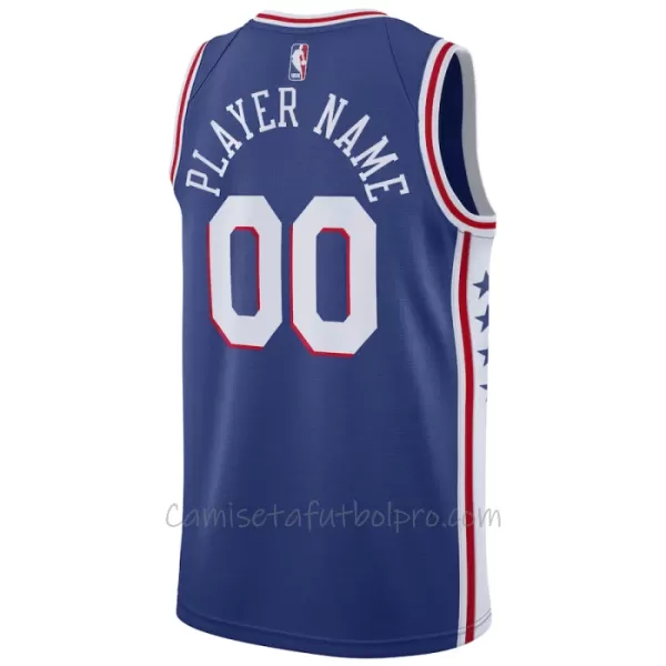 Camiseta de Baloncesto Philadelphia 76ers Icon Edition Swingman 2023/24 Azul