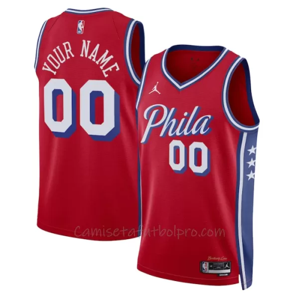 Camiseta de Baloncesto Philadelphia 76ers Statement Edition Swingman 2023/24 Rojo