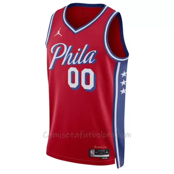 Camiseta de Baloncesto Philadelphia 76ers Statement Edition Swingman 2023/24 Rojo