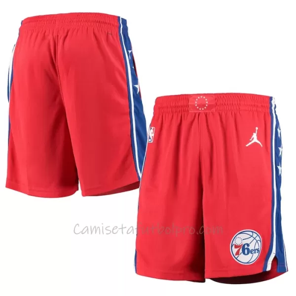 Shorts de Baloncesto Philadelphia 76ers Statement Edition Swingman