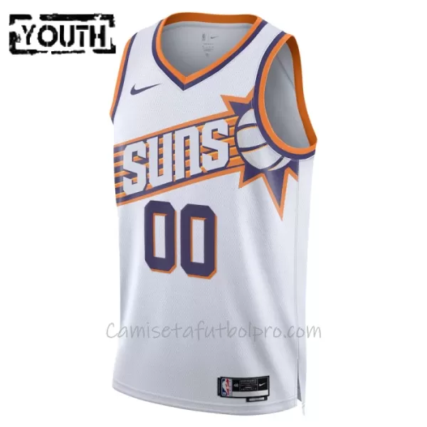 Camiseta de Baloncesto Phoenix Suns Association Edition Swingman 2023/24 Niños Blanco