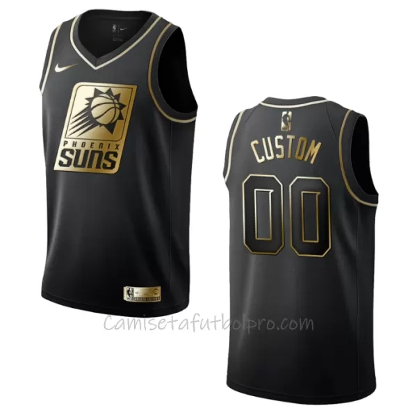 Camiseta de Baloncesto Phoenix Suns Golden Edition Swingman Negro