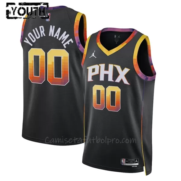 Camiseta de Baloncesto Phoenix Suns Statement Edition Swingman 2023/24 Niños Negro