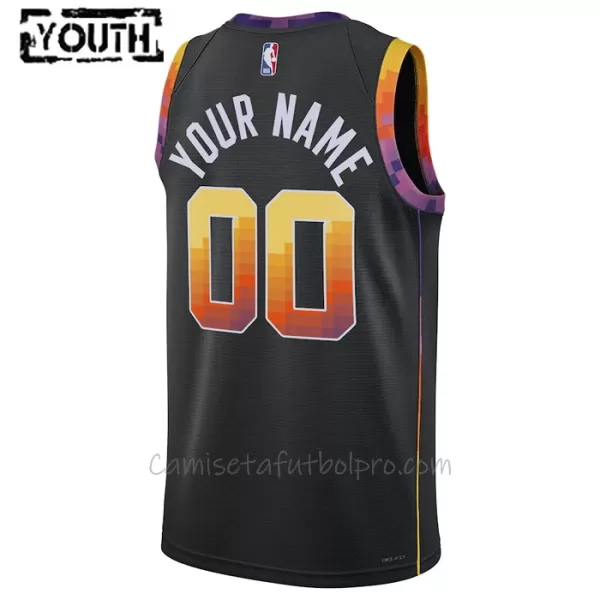 Camiseta de Baloncesto Phoenix Suns Statement Edition Swingman 2023/24 Niños Negro