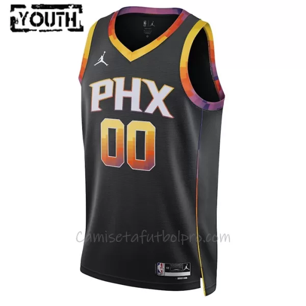 Camiseta de Baloncesto Phoenix Suns Statement Edition Swingman 2023/24 Niños Negro