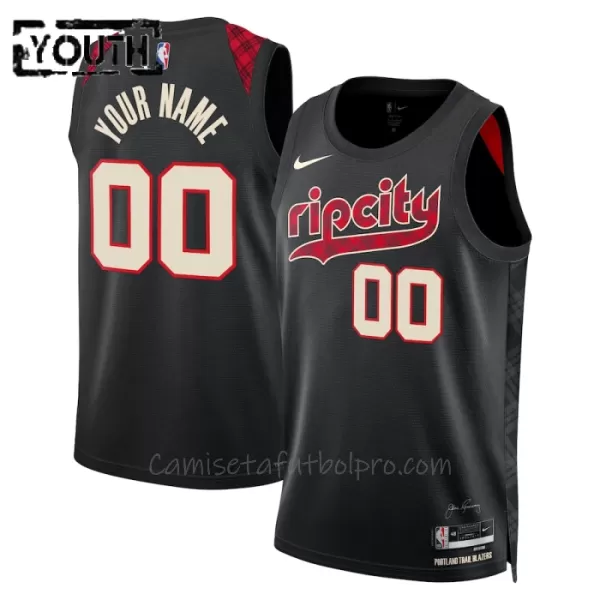 Camiseta de Baloncesto Portland Trail Blazers City Edition Swingman 2023/24 Niños