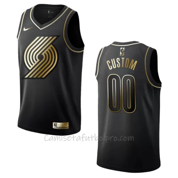 Camiseta de Baloncesto Portland Trail Blazers Golden Edition Swingman Negro