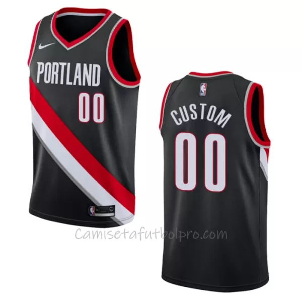 Camiseta de Baloncesto Portland Trail Blazers Icon Edition Swingman 2023/24 Negro