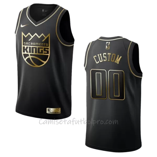 Camiseta de Baloncesto Sacramento Kings Golden Edition Swingman Negro