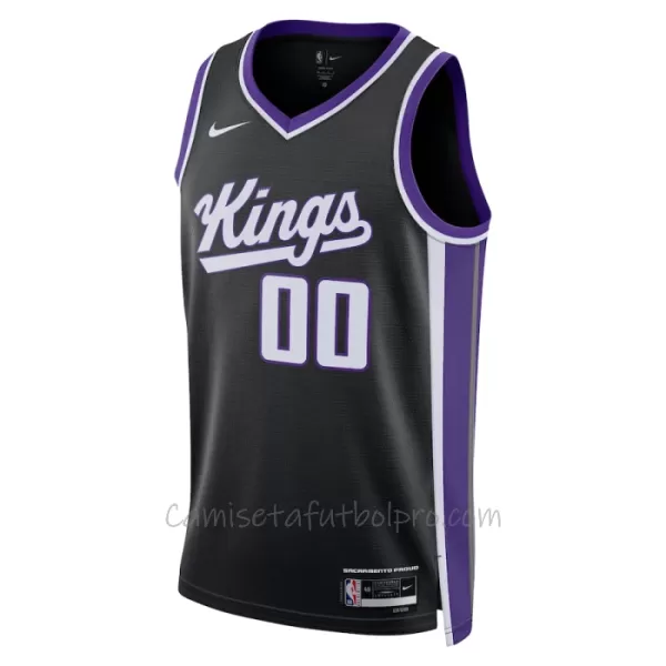 Camiseta de Baloncesto Sacramento Kings Icon Edition Swingman 2023/24 Negro