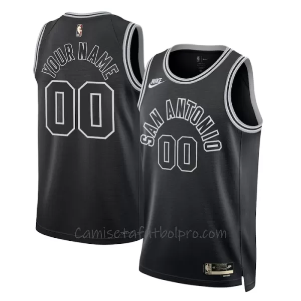 Camiseta de Baloncesto San Antonio Spurs Classic Edition Swingman 2023/24 Negro