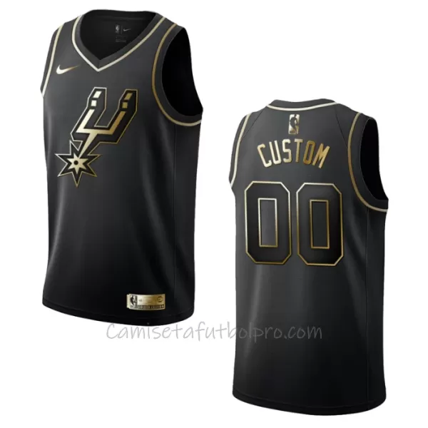 Camiseta de Baloncesto San Antonio Spurs Golden Edition Swingman Negro