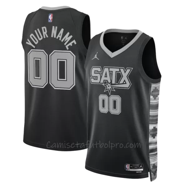 Camiseta de Baloncesto San Antonio Spurs Statement Edition Swingman 2023/24 Negro