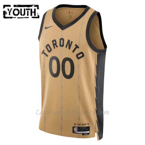 Camiseta de Baloncesto Toronto Raptors City Edition Swingman 2023/24 Niños Dorado