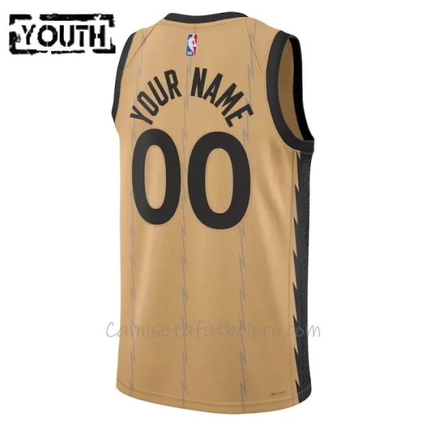 Camiseta de Baloncesto Toronto Raptors City Edition Swingman 2023/24 Niños Dorado